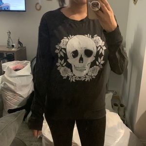 Skull sweater from Forever 21 lightly used